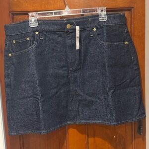 J.CREW denim jean skirt